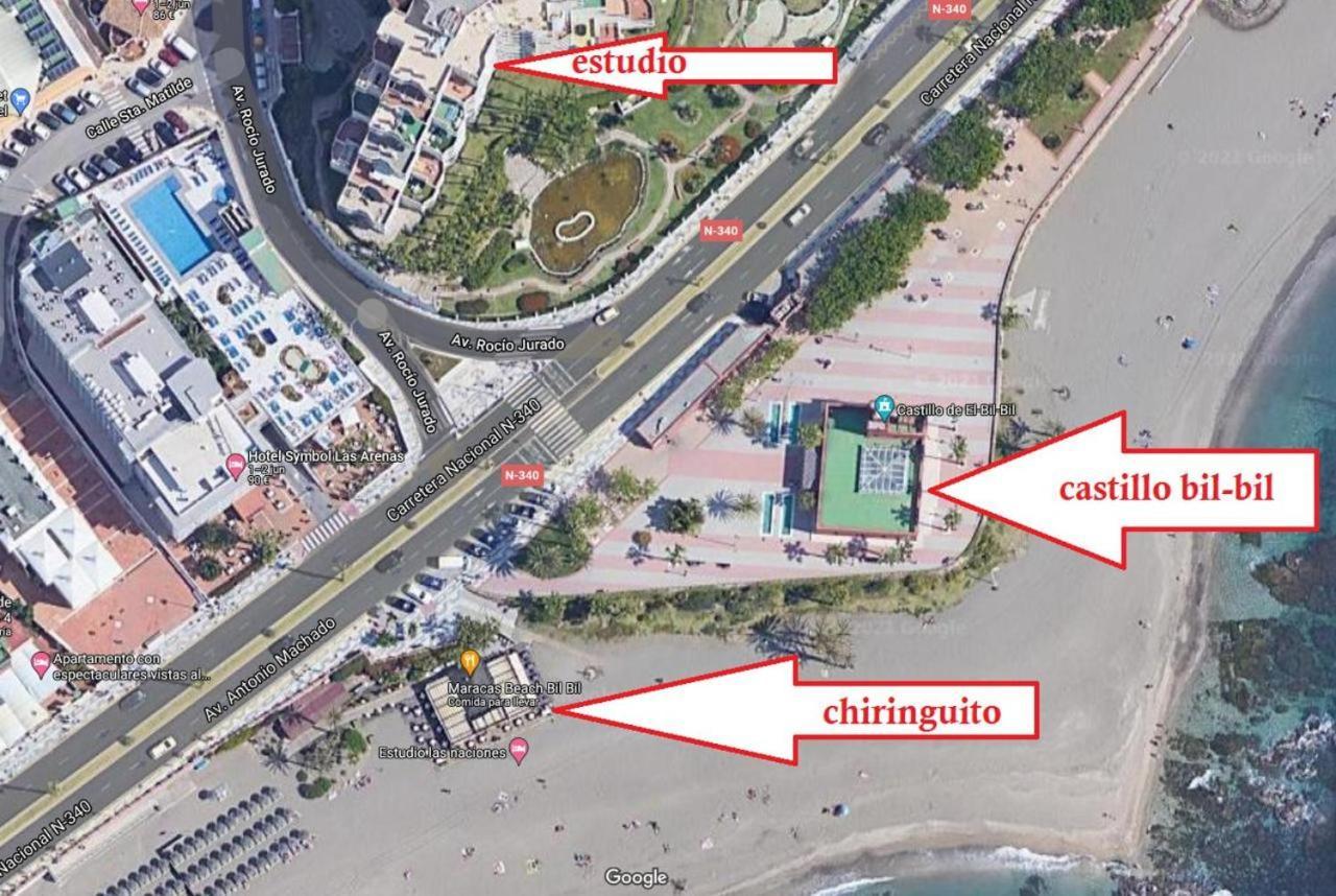Estudio En Benalbeach, Vistas Mar, Primera Linea Playa Benalmadena Bagian luar foto